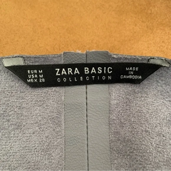 Grey leather jacket - Picture 3 of 3